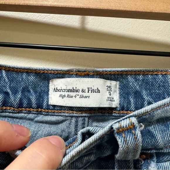 Abercrombie High Rise 4” Short sz 25/0 - Picture 2 of 3